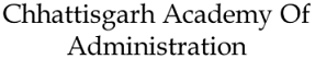 Chhattisgarh Academy Of Administration Contact No.
