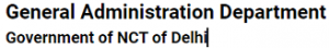 Delhi General Administration Department Contact No.