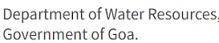Goa Water Resources Department Contact No.