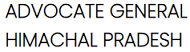 Himanchal Pradesh Advocate General Contact No.