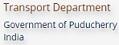Puducherry Transport Department Contact No. 0413-228 0170